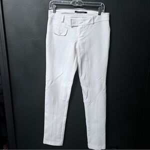 Paola Frani pants Color: White Size: 32 low rise Good condition